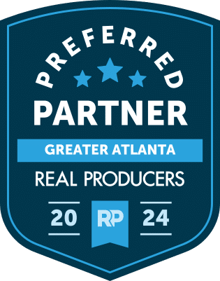 Designation showing Atlanta Real Producers preferred home stagers and organizers in North Atlanta